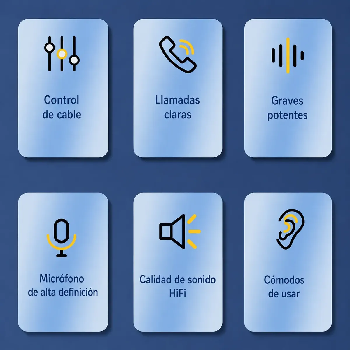 Auriculares USB-C 90° - control de cable, llamadas claras y graves potentes
